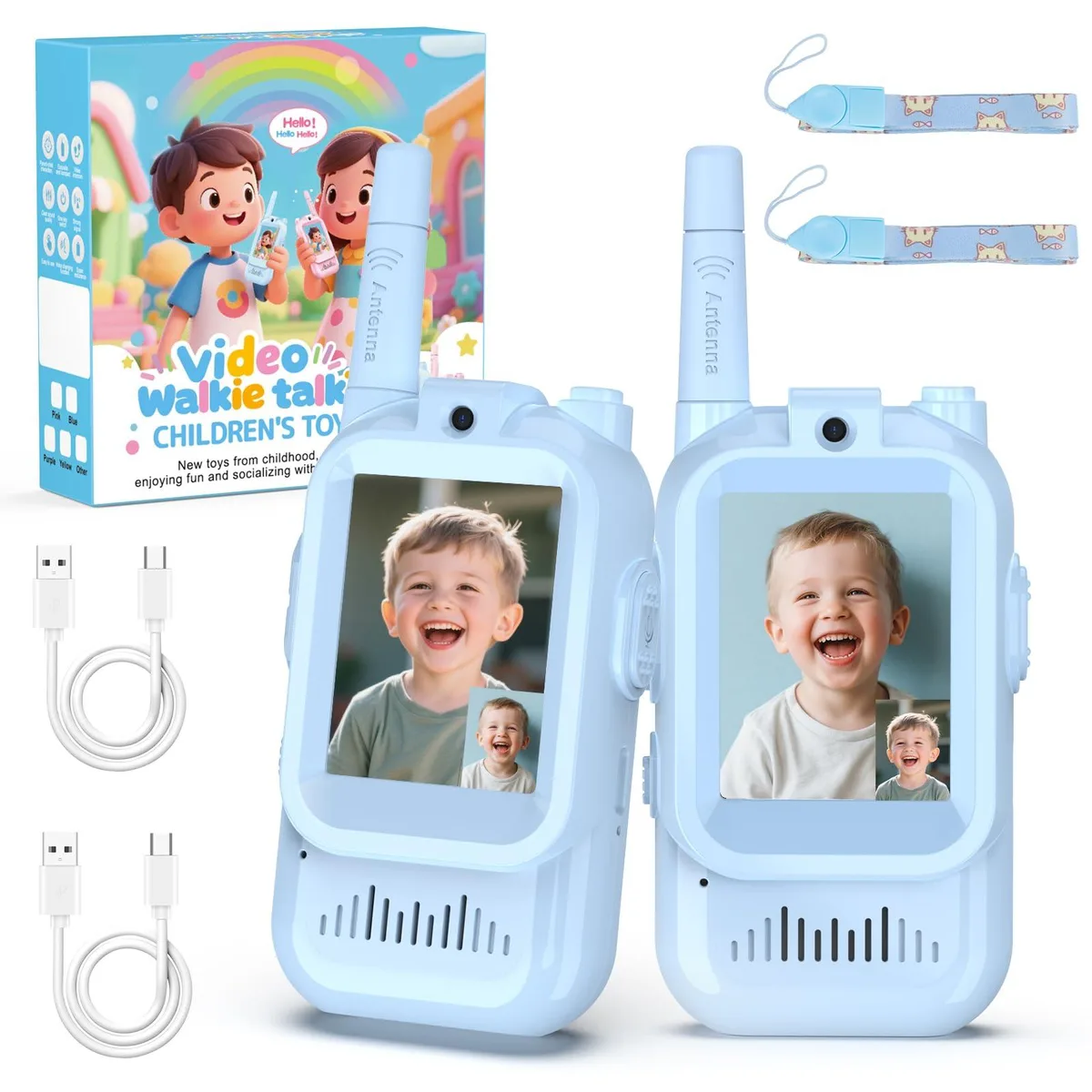  BlueFire JK200 Video Walkie Talkies Blue — product photo
