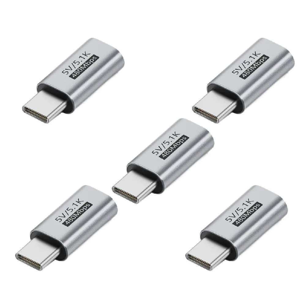 Fervit Fervit USB-C Male to Female PD Blocker 5.1K Resistor DC5V power adapter — product photo