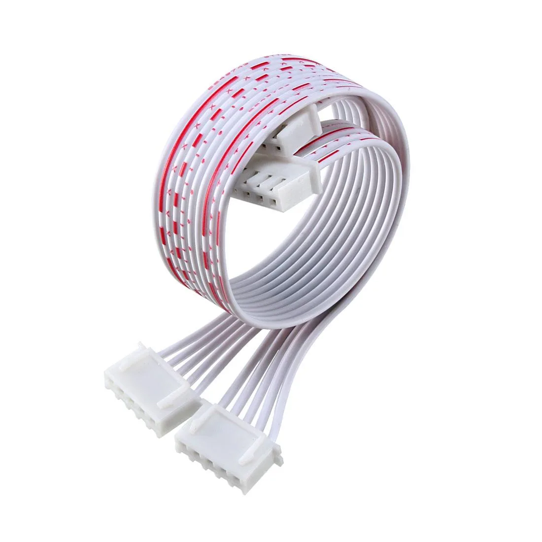 Unique-Bargains Unique-Bargains JST XH 5P 2.54mm Female-Female Ribbon Cable 20cm 5pcs — product photo