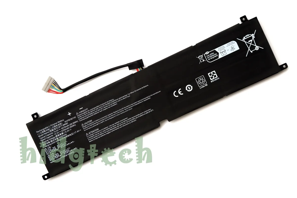 Beisite Beisite BTY-M6M2 laptop battery 15.2V 99.99Wh 6578mAh black — product photo
