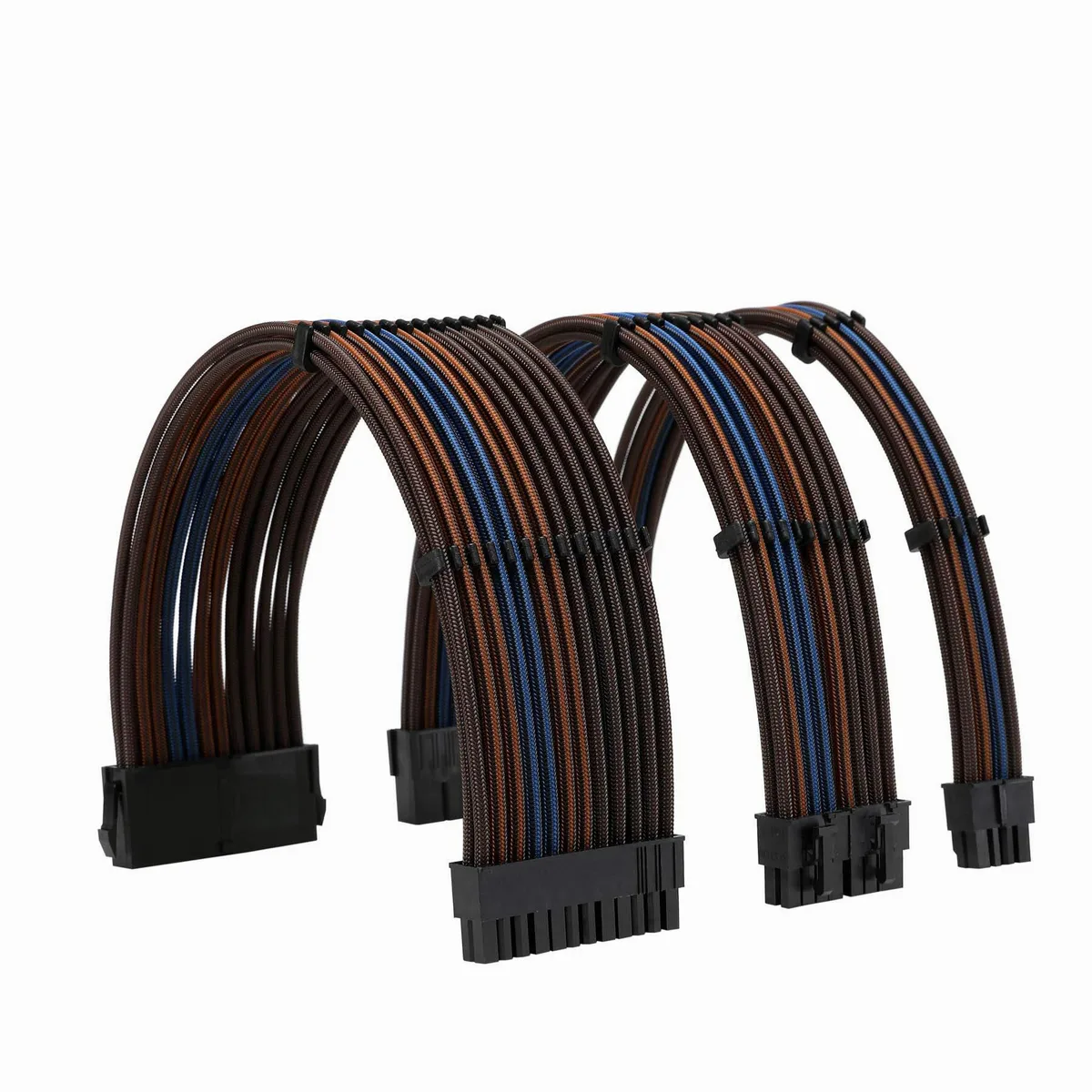 FormulaMod FormulaMod Sleeved PSU Extension Kit 18AWG 30cm Brown Black-Orange Black-Blue — product photo