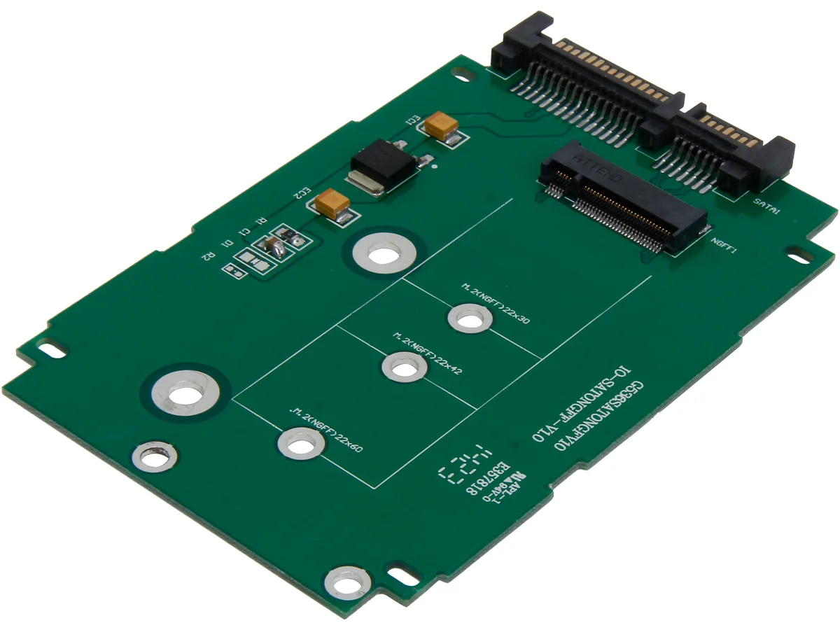 Syba Syba SI-ADA40083 M.2 to 2.5" SATA expansion card — product photo