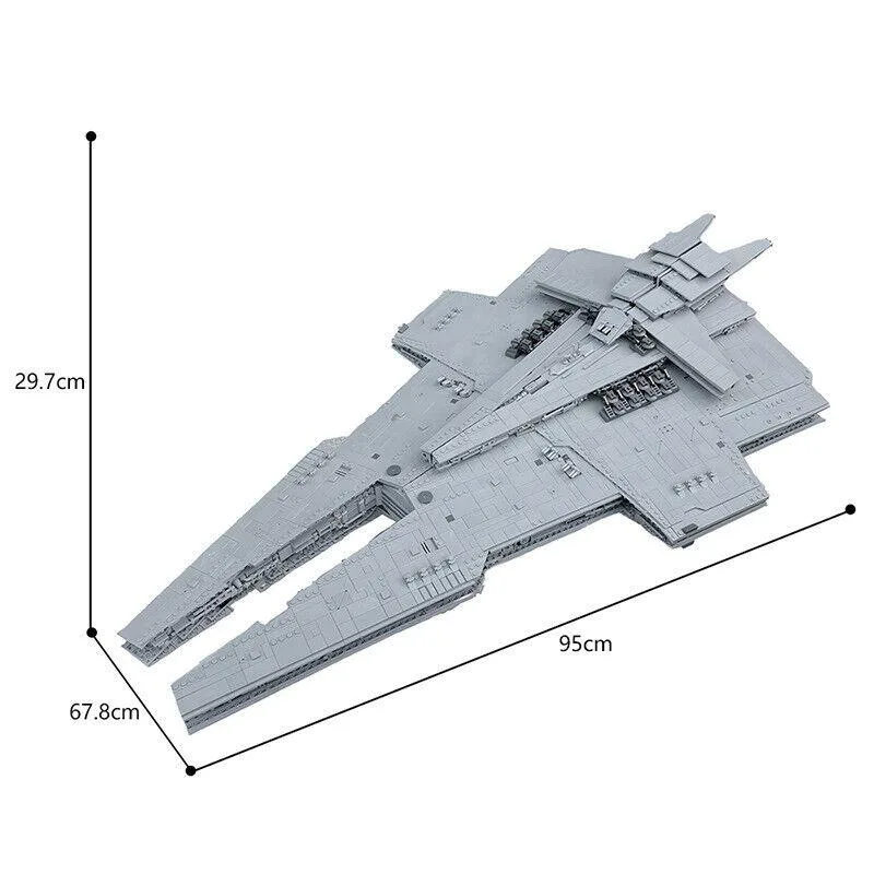 ZITIANYOUBUILD ZITIANYOUBUILD C9768 UCS Harrower-Class Dreadnought 6392 Parts — product photo