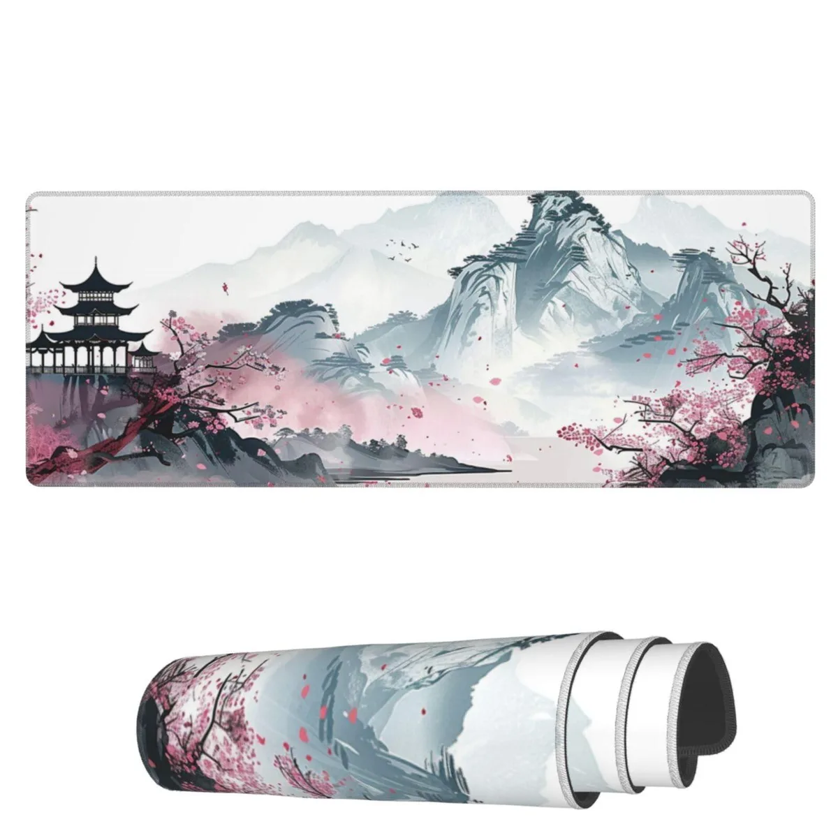 Avantalk Avantalk Watercolor Cherry Blossom 2 in 1 Accessory 31.5 x 11.8 Inch — product photo
