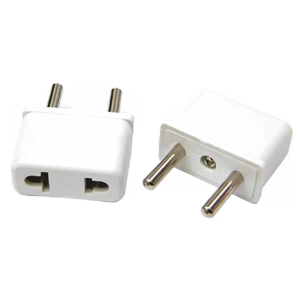 TeKit TeKit USA to EU Travel Plug Adapter 4.0mm Black 5 Pack — product photo