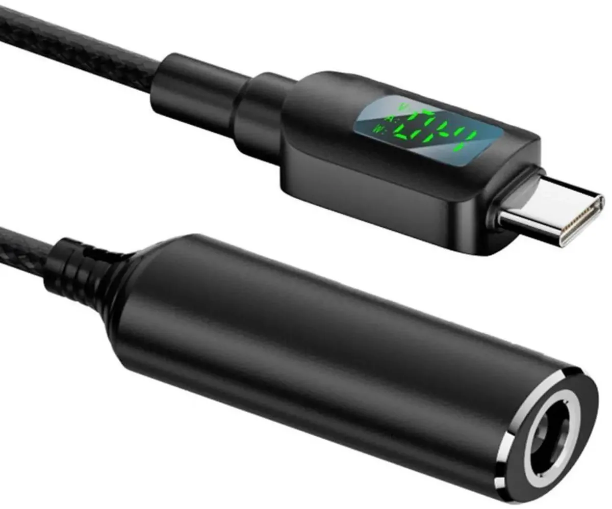 SMUGDESK SMUGDESK 7.9×5.4mm DC Jack to USB-C 140W LED Display Cable — product photo