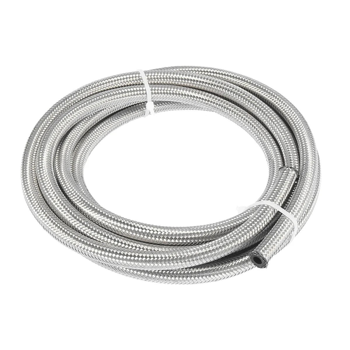 Unique-Bargains Unique-Bargains 10 ft AN4 1/4" Braided Stainless Steel CPE Fuel Hose — product photo