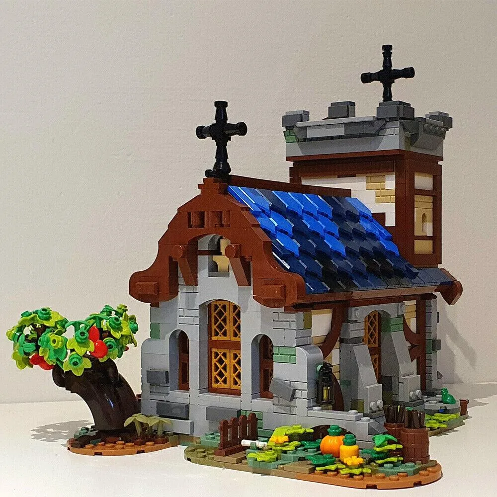 ZITIANYOUBUILD ZITIANYOUBUILD MOC-148387 Medieval Church 1636 Parts — product photo