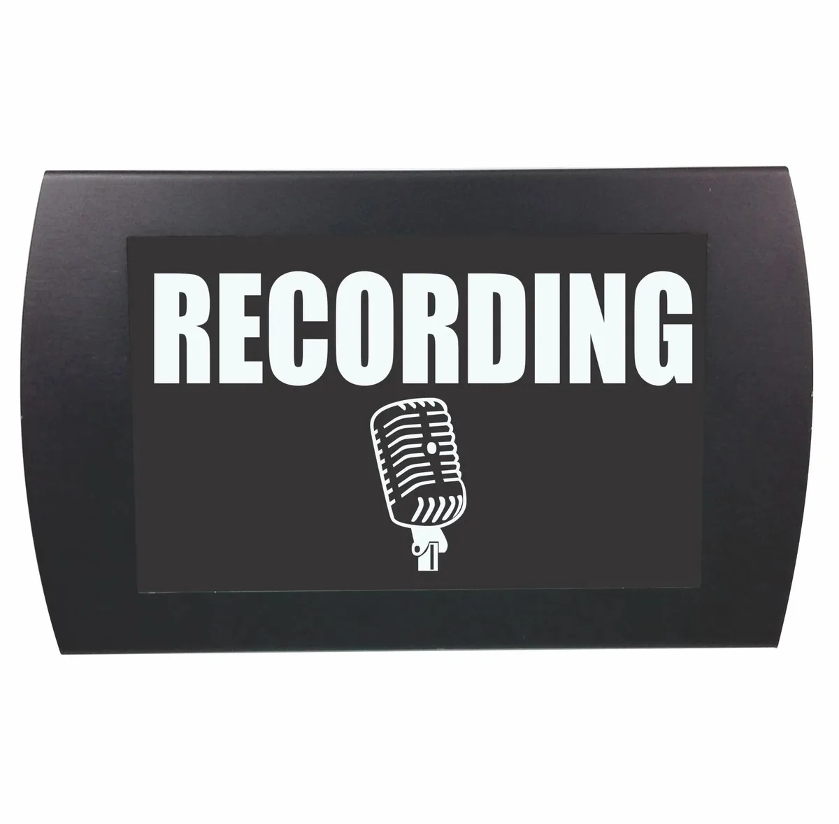 American Recorder Technologies American Recorder Technologies RECORDING LED Lighted Sign white — product photo