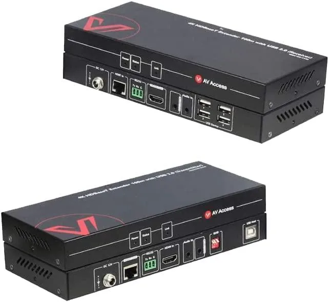 BFKK BFKK HDBaseT KVM Extender 100m 4K 60Hz 4 Port USB 2.0 — product photo
