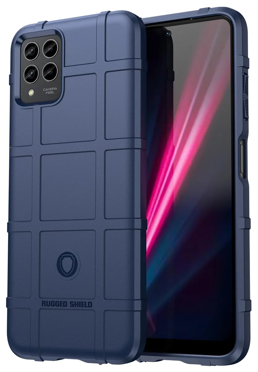 Nakedcellphone Nakedcellphone Special Ops Rugged Shield Case Navy for REVVL 6 Pro 5G 2022 / REVVL 6X Pro 5G 2023 — product photo