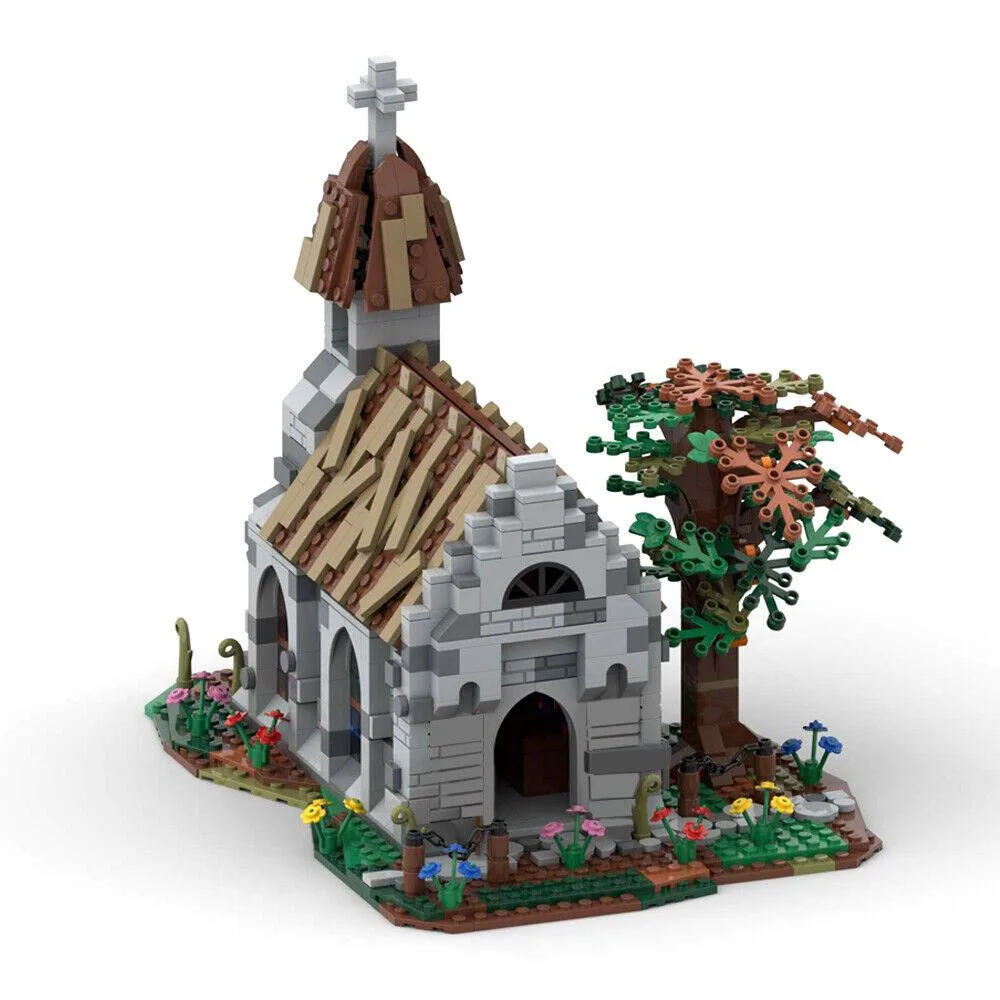 ZITIANYOUBUILD ZITIANYOUBUILD C7478 Medieval Village Church 1130 Parts — product photo
