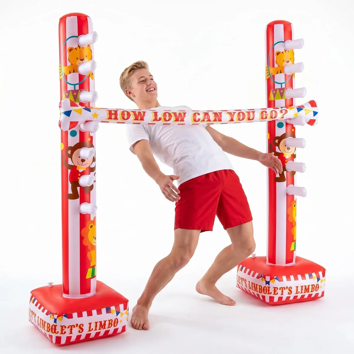 Worry Free Gadgets Circus Inflatable Limbo Game 60 inch Black Threan-Limbo Game-64 — product photo