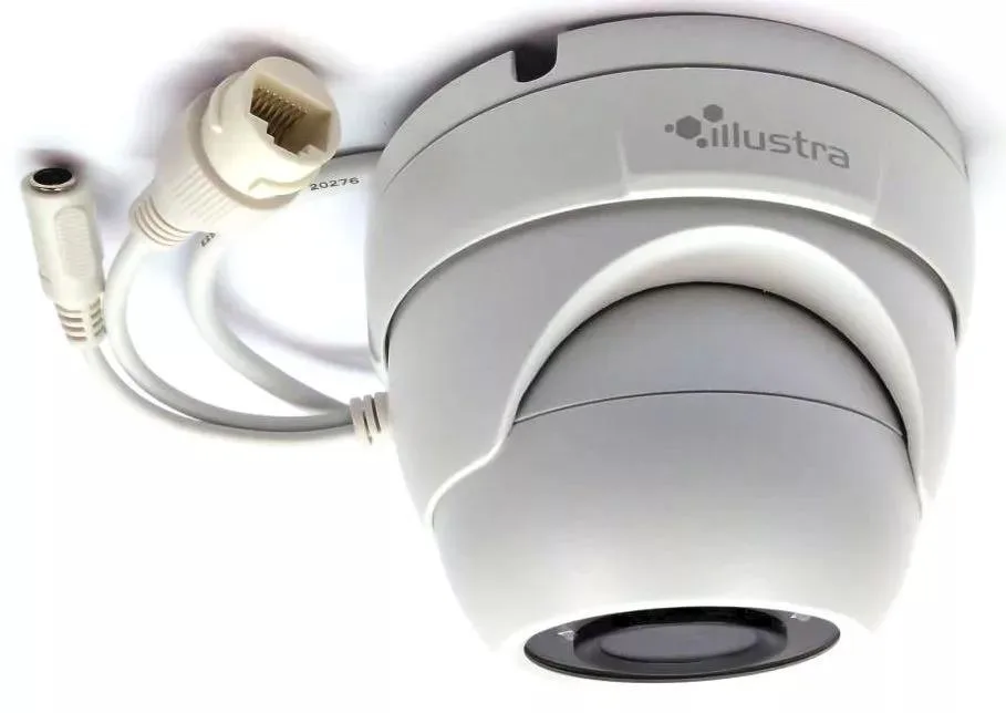 Illustra Dist Illustra Essentials Dome Network Camera Outdoor IP Mini 3.6mm Lens IR IES02CFBCWIYB — product photo