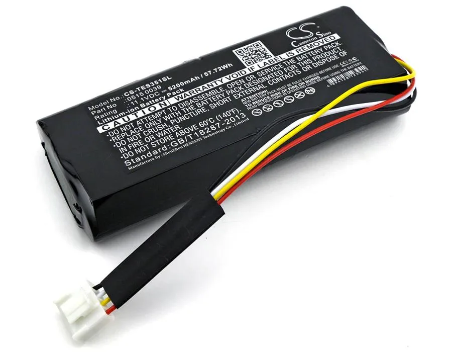 Replacement battery for 350 GAS Analyzer and 350K Analyzer