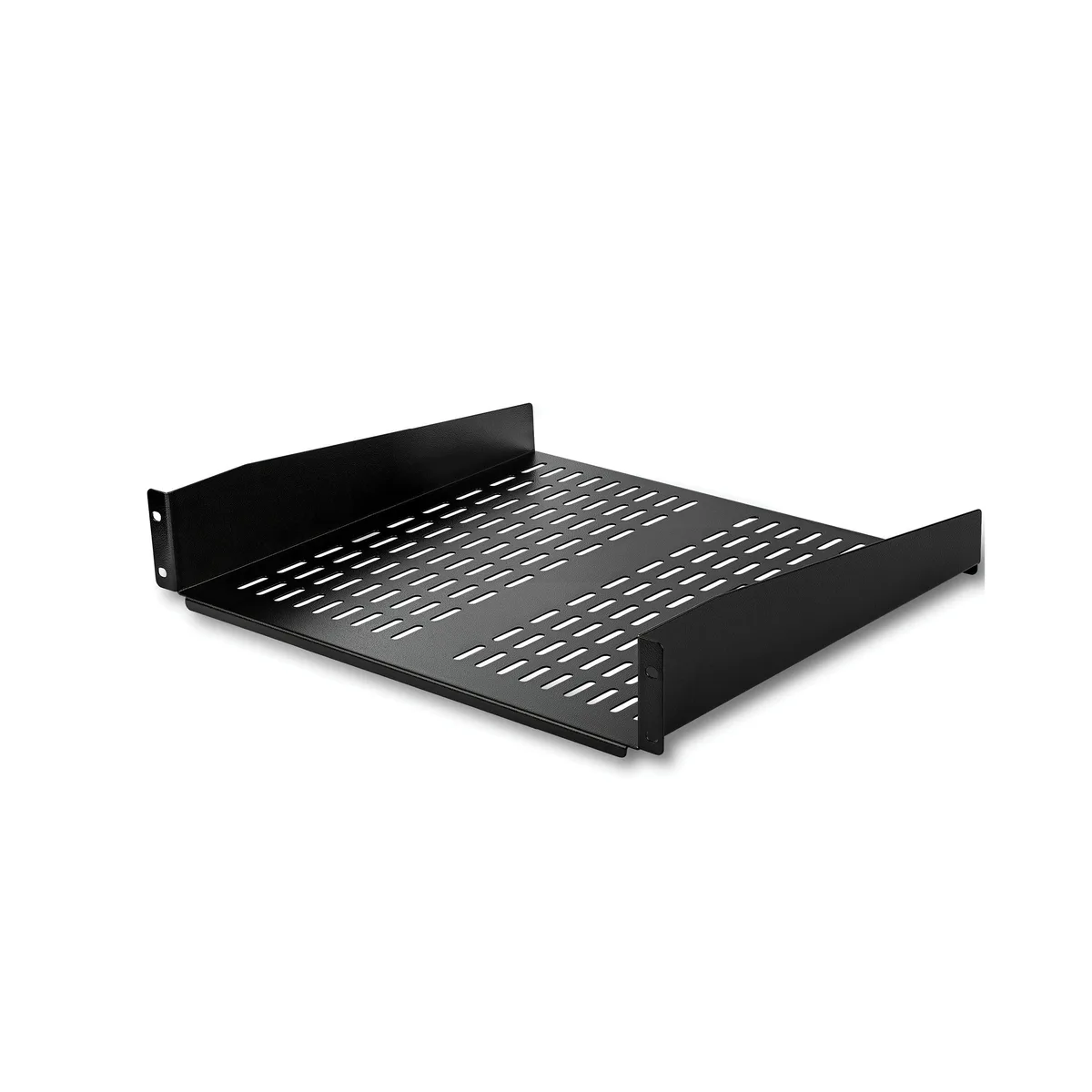  StarTech.com CABSHELFV 2U Vented Rack Shelf 16" Deep 50lb Black — product photo