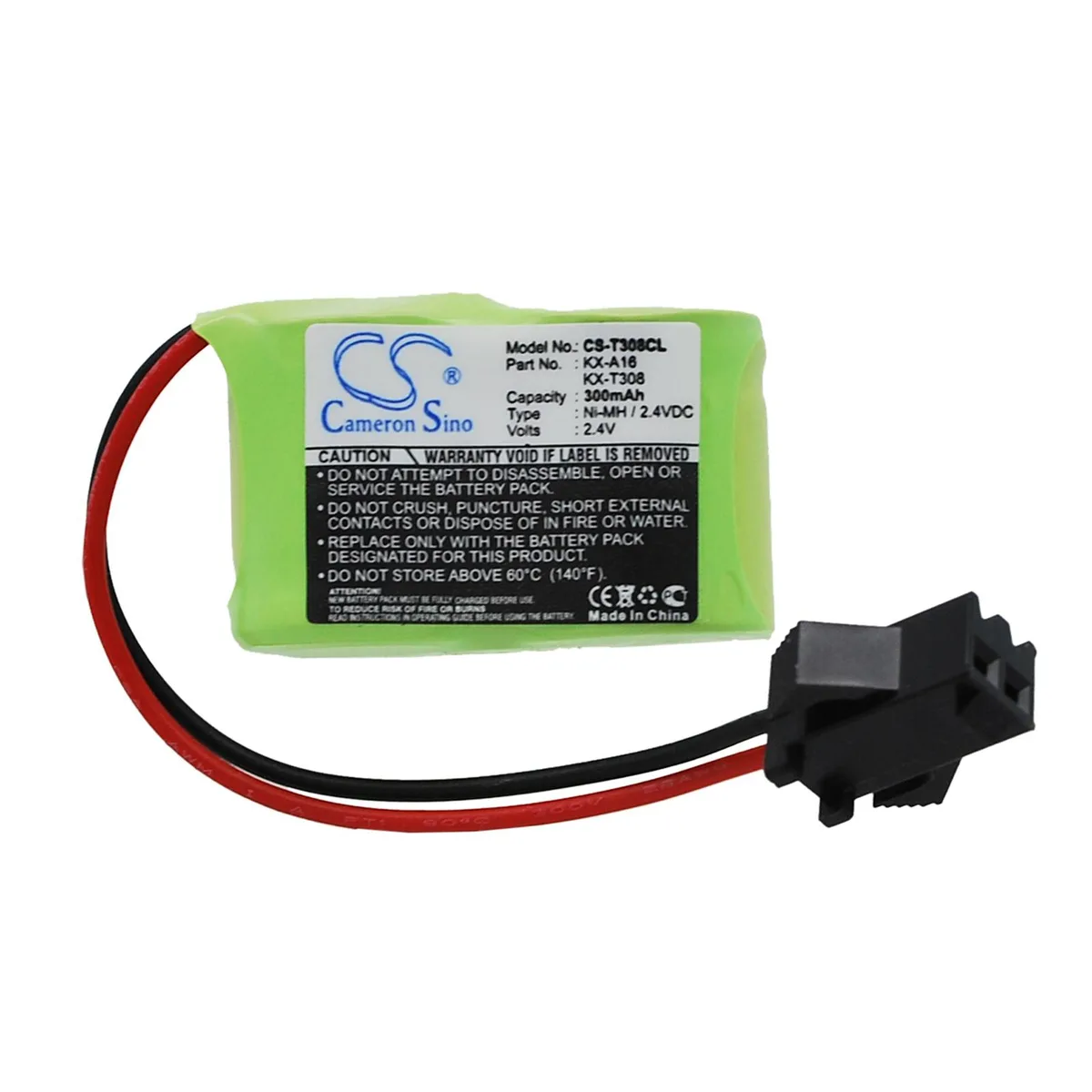 Cameron &amp; Co Cameron &amp; Co DS-CS-T308CL 2.4V 300mAh Ni-MH telephone accessory — product photo