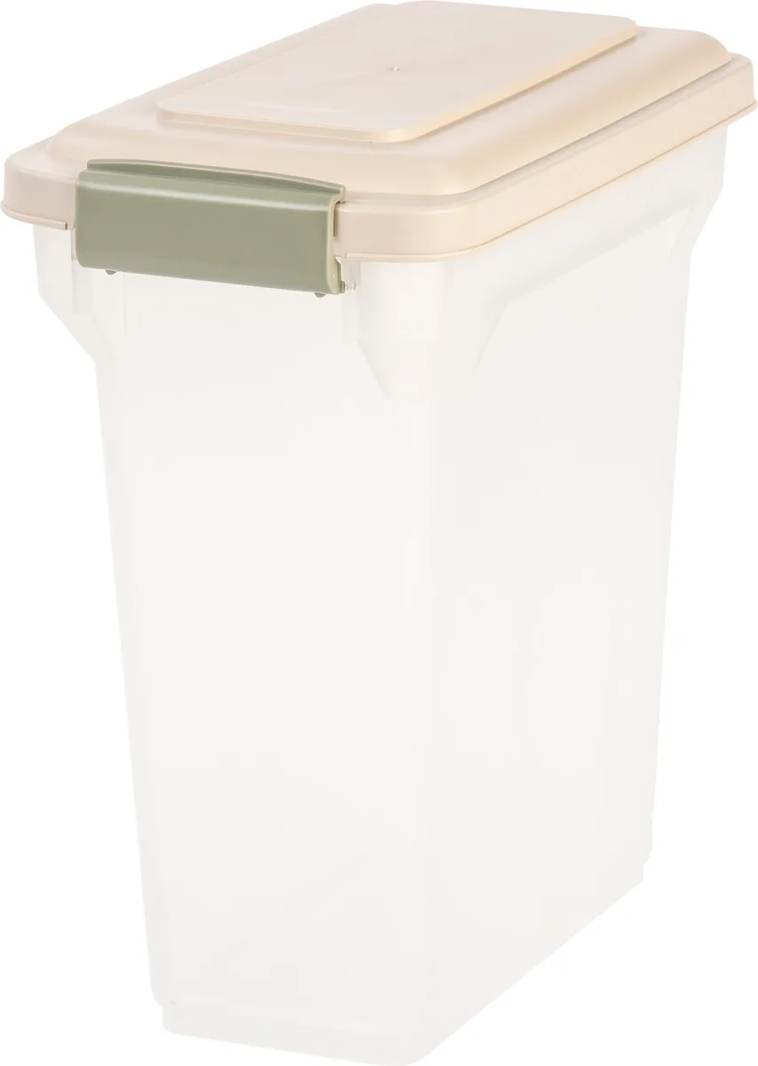 IRIS USA, INC. IRIS USA, INC. 15 Quart Airtight Pet Food Container Almond — product photo
