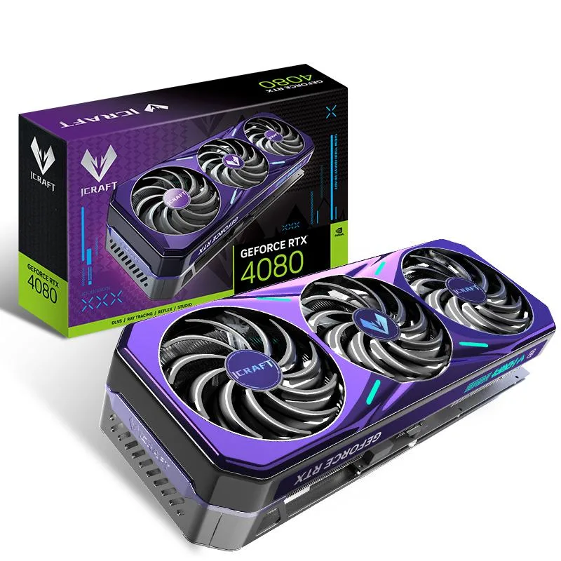 MAXSUN MAXSUN GeForce RTX 4080 iCraft OC 16G Doodles graphics card — product photo