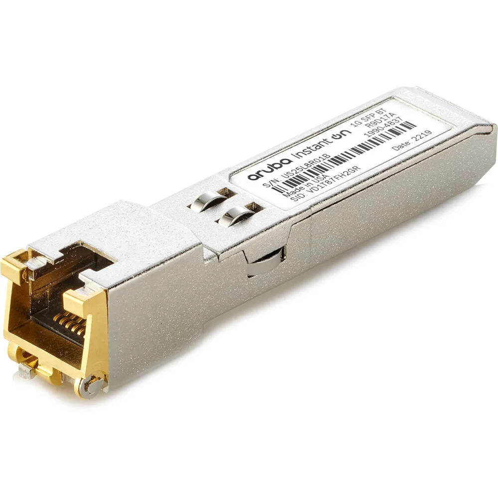 HP HP R9D17A server accessory 1G SFP RJ45 100m Cat5e transceiver — product photo