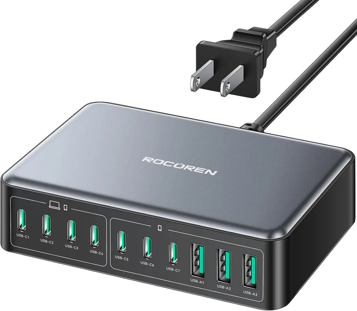 BFKK BFKK 480W 10-Port USB-C GaN Charging Station — product photo