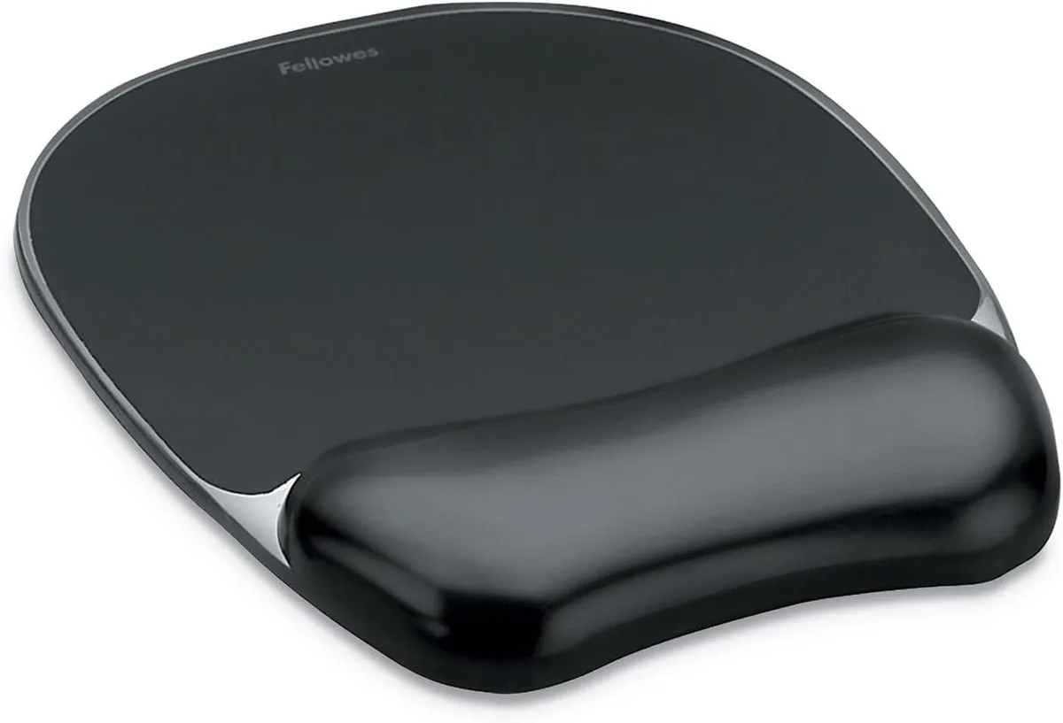 BAOFENG BAOFENG 9112101 Crystals Gel Mouse Pad and Wrist Support - Black — product photo