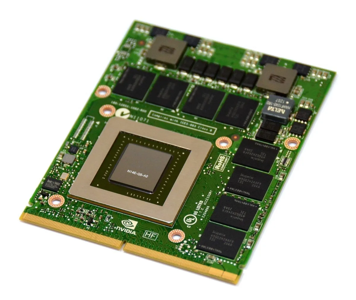 DELL DELL VMJY1 Quadro K5000M 4GB GDDR5 256-bit MXM 3.0 workstation graphics card — product photo