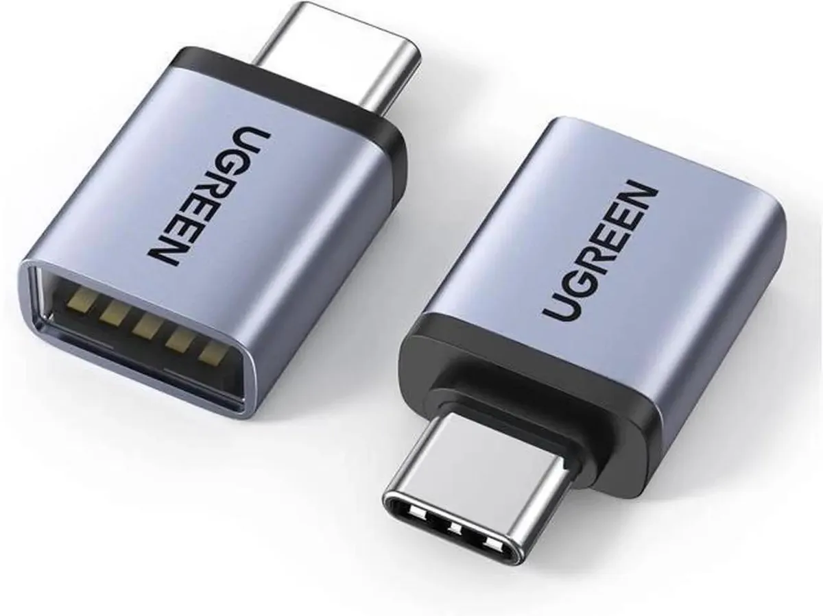 SMUGDESK SMUGDESK 2 Pack USB-A to USB-C Adapter 10Gbps Space Gray — product photo