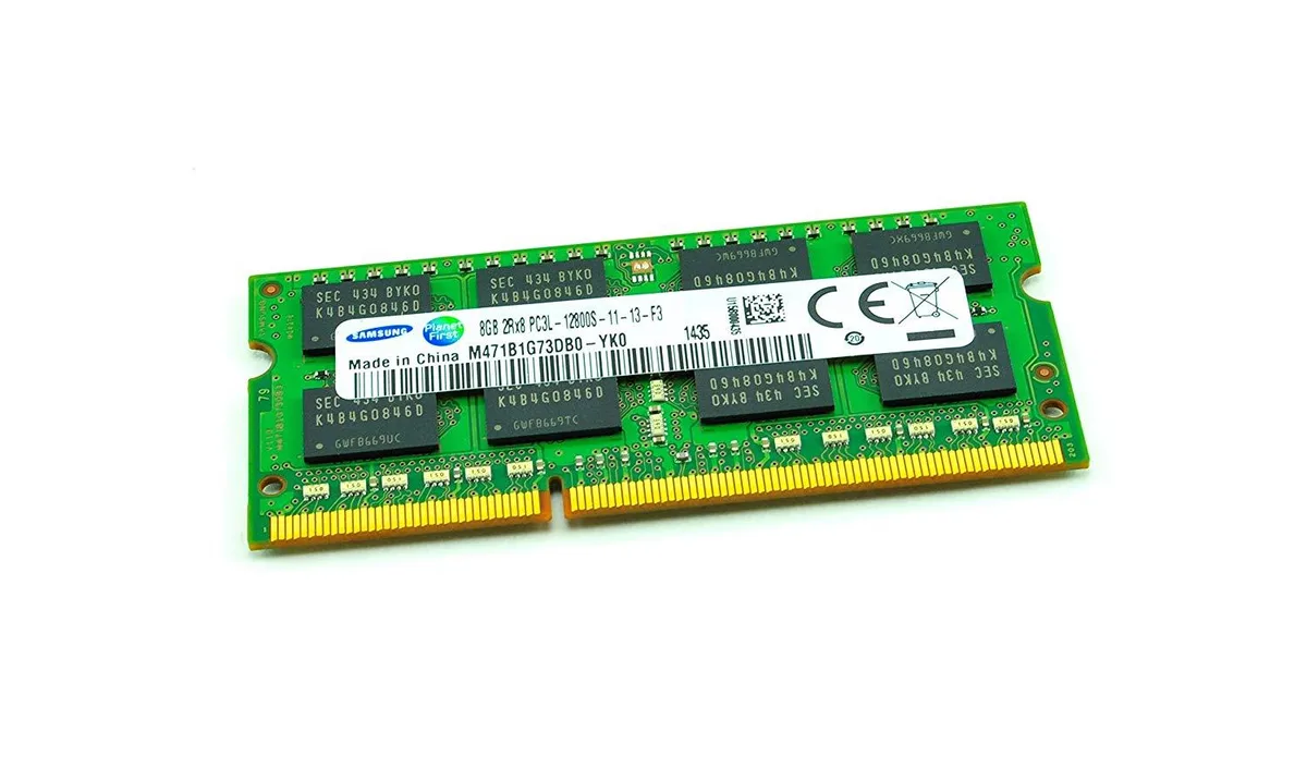 SAMSUNG SAMSUNG 8GB DDR3L 1600 PC3L 12800 CL11 204-Pin SO-DIMM 1.35V M471B1G73DB0-YK0 — product photo