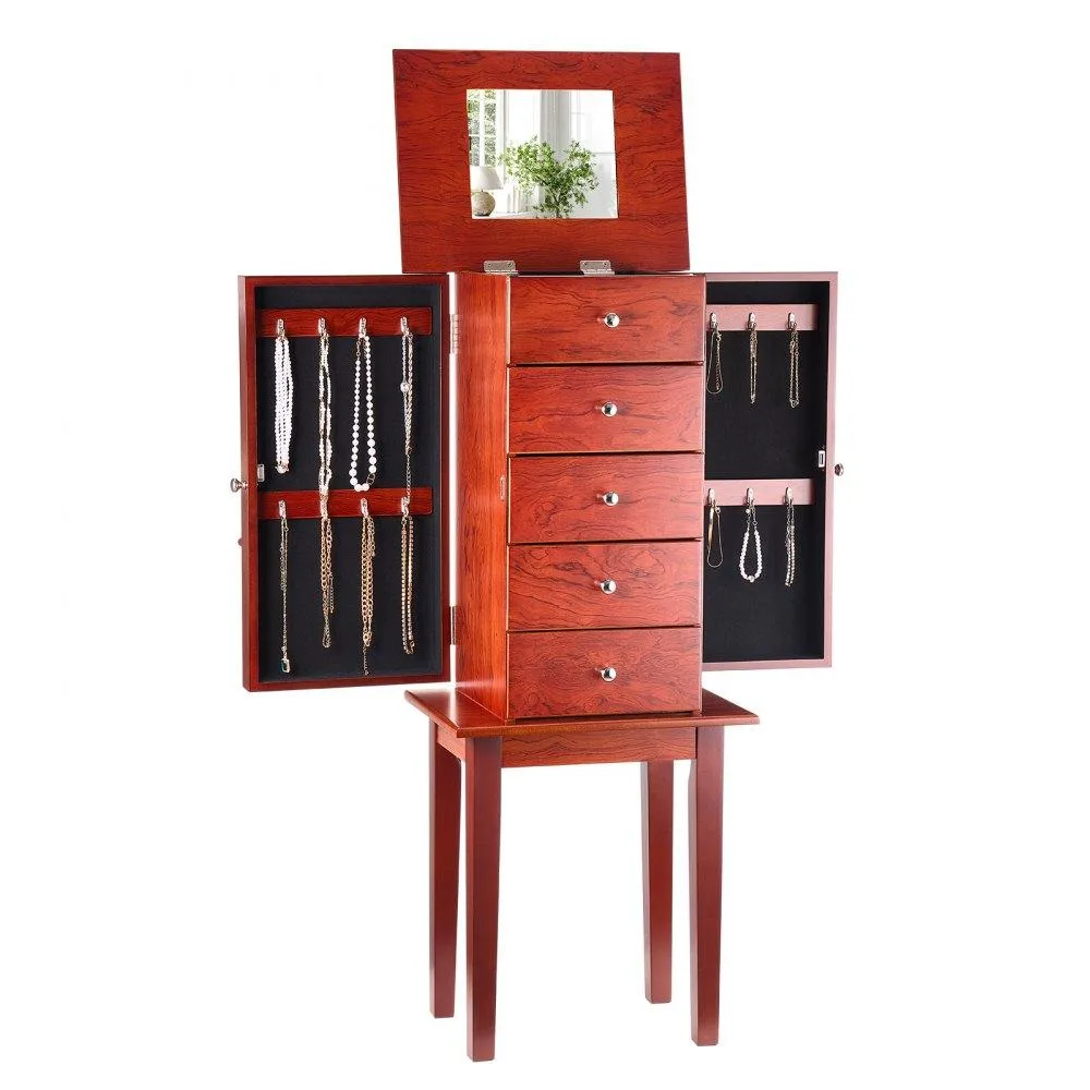 VEVOR VEVOR Jewelry Cabinet Armoire PY-2502SS 15.4 x 11.8 x 39.1 in — product photo