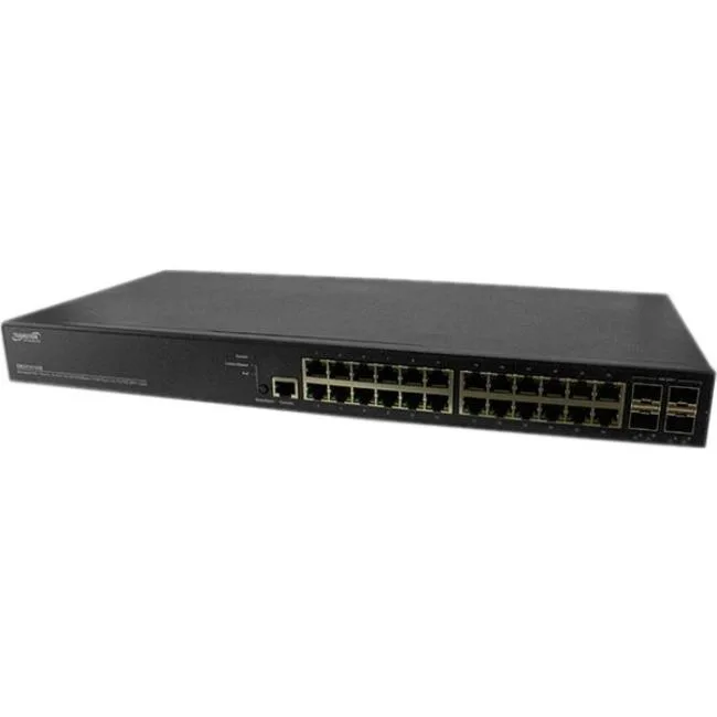 Transition Networks Transition Networks SM24TAT4XBNA media converter 24 10/100/1000 4 1G/10G SFP+ — product photo
