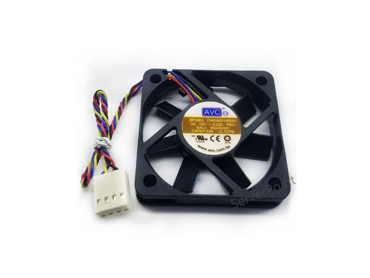 Fans Fans 5010 50×50×10 mm 12 V 0.22 A 4-pin PWM case fan — product photo