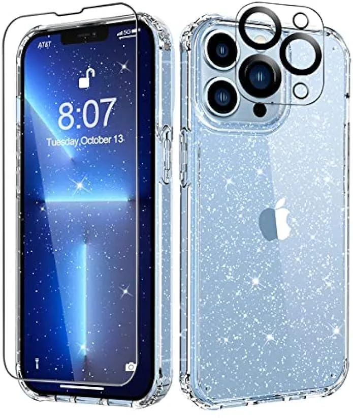 iworkmart iworkmart iPhone 13 Pro Glitter Case 6.1 inch Twinkle Clear — product photo