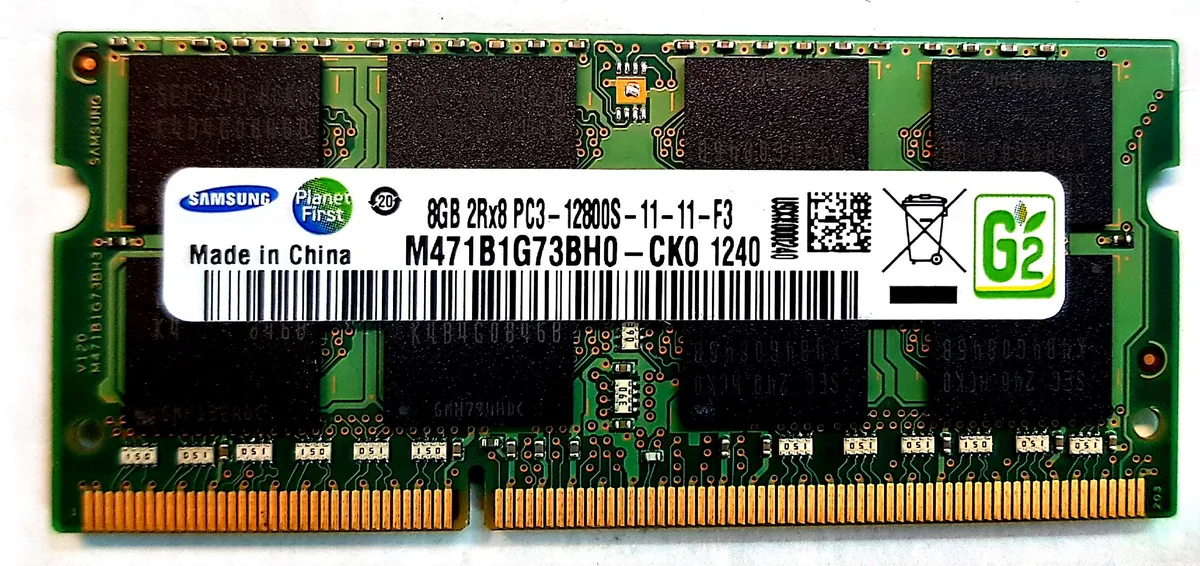 SAMSUNG SAMSUNG M471B1G73BH0-CK0 8GB DDR3 1600 laptop RAM — product photo