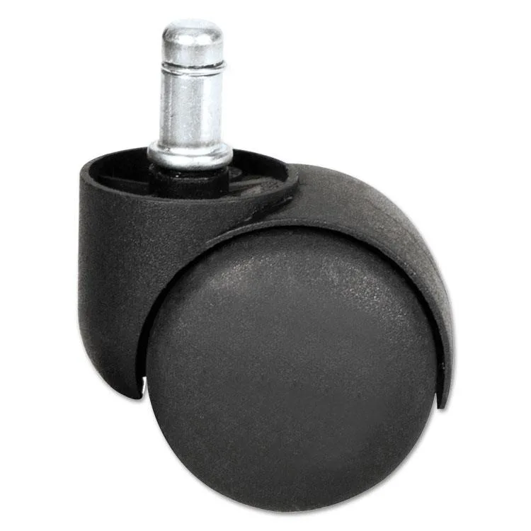 Alera Alera Dual Wheel Hooded Casters B Stem 1 1/2" Black 5/Set — product photo