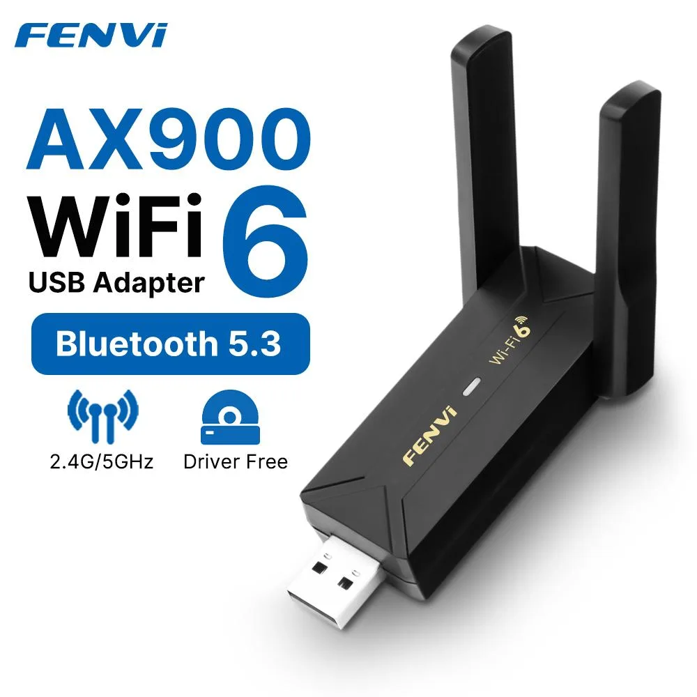 fenvi fenvi 20690 AX900 Wi-Fi 6 USB Wi-Fi adapter Bluetooth 5.3 — product photo
