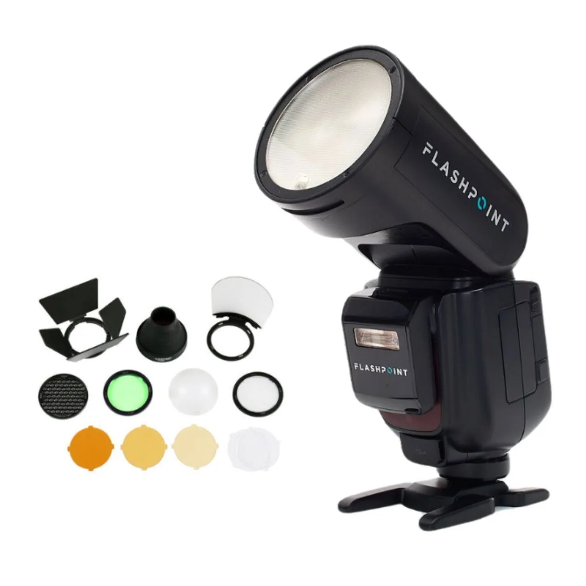 Flashpoint Brand Flashpoint Zoom Li-on X PRO R2 TTL Round Speedlight Flash for Fujifilm with AK-R1 Accessory Kit — product photo