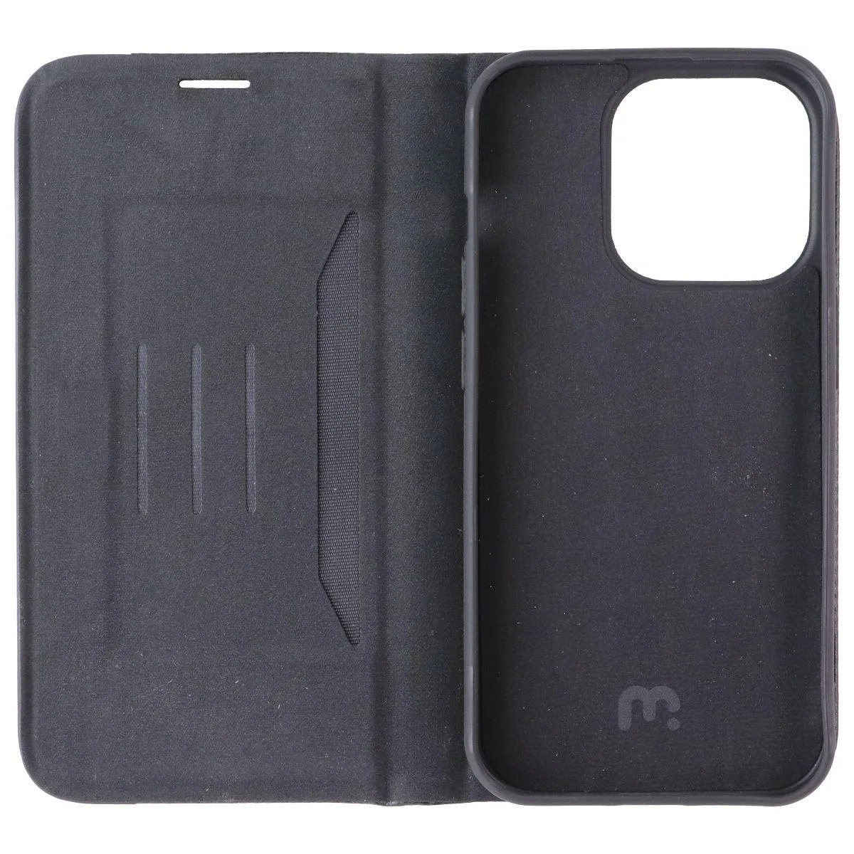MYBAT PRO MYBAT PRO Executive Series Flip Wallet Case iPhone 15 Pro Black — product photo