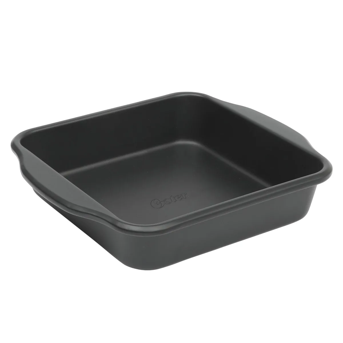 OSTER OSTER 510122610M 8 Inch Nonstick Carbon Steel Square Cake Pan Matte Black — product photo