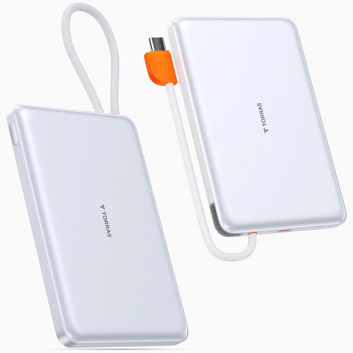  TORRAS PB6 power bank 10000mAh 22.5W Glacier White — product photo