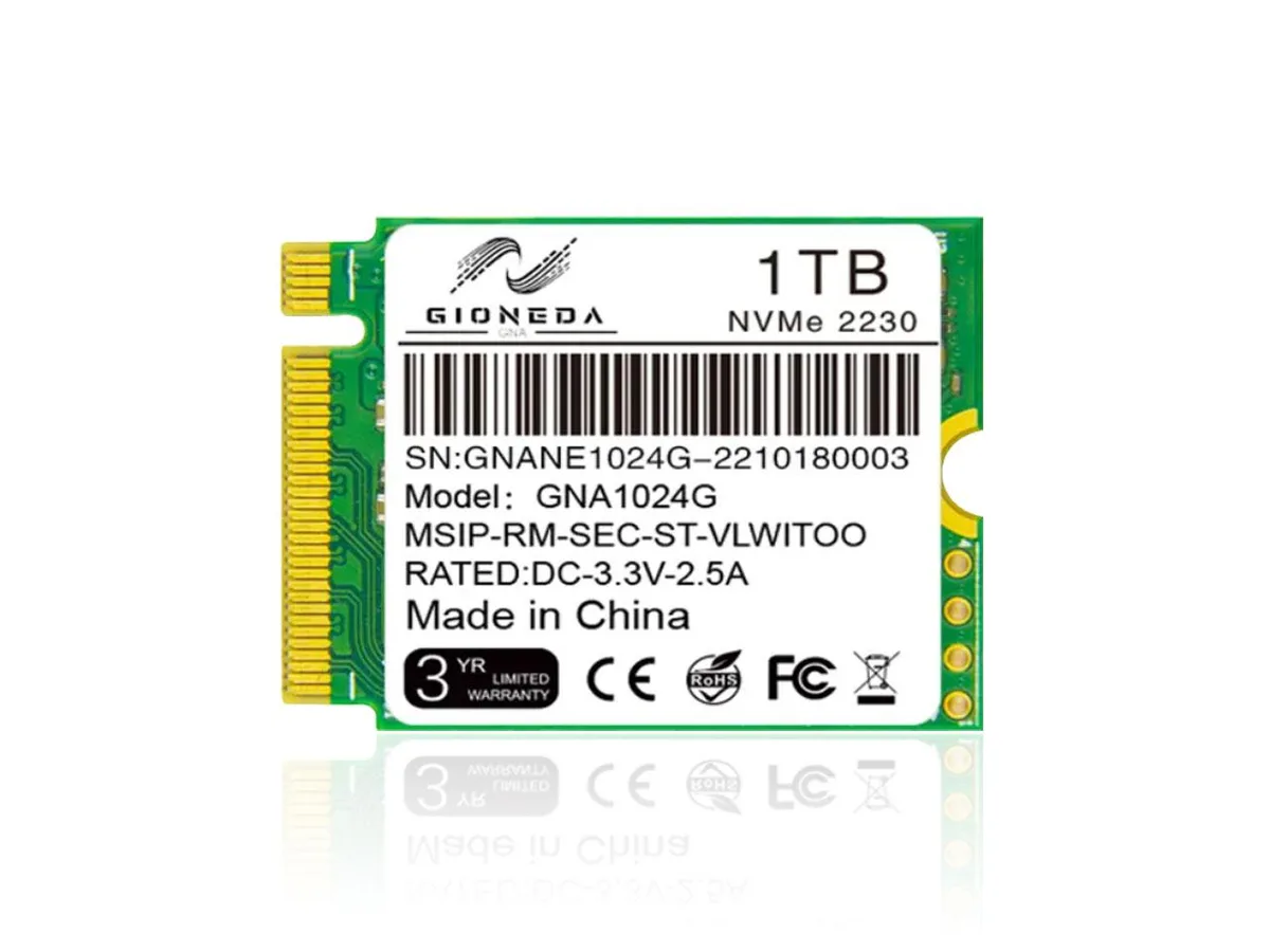 GIONEDA GIONEDA M.2 2230 1TB NVME internal SSD — product photo