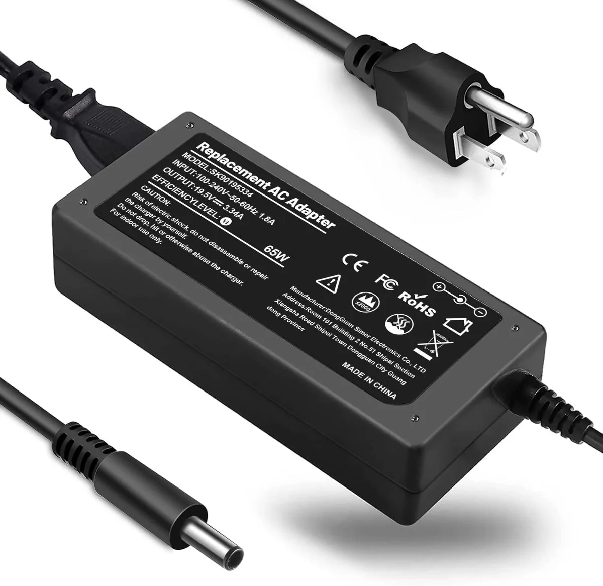 PISKEKAT PISKEKAT 65W 4.5*3.0 mm Dell AC Adapter — product photo