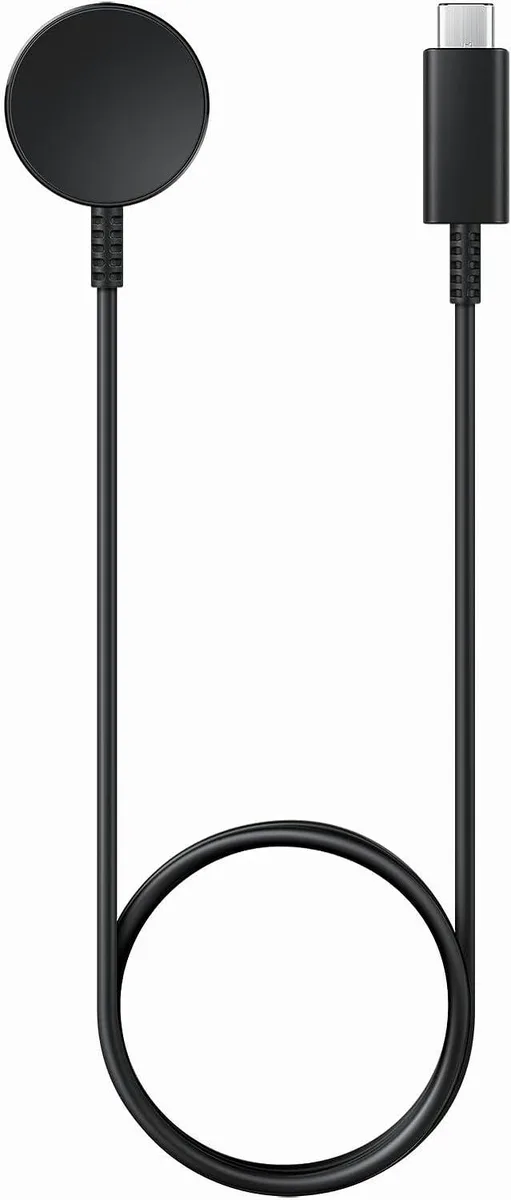 PISKEKAT PISKEKAT Galaxy Watch Fast Wireless Charger USB-C Black EP-OR900BBEGWW — product photo