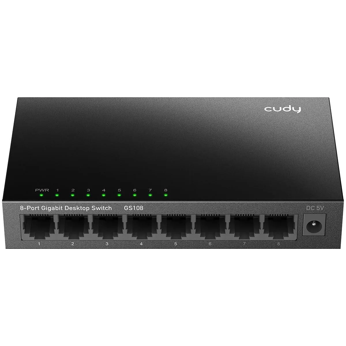GS108 8-Port Gigabit Unmanaged Ethernet Switch — product photo