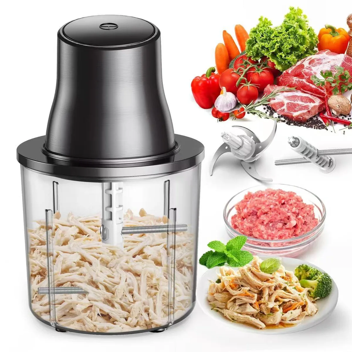  TENGIZUOHZ FSQ-01 1.5L Food Processor 250W — product photo