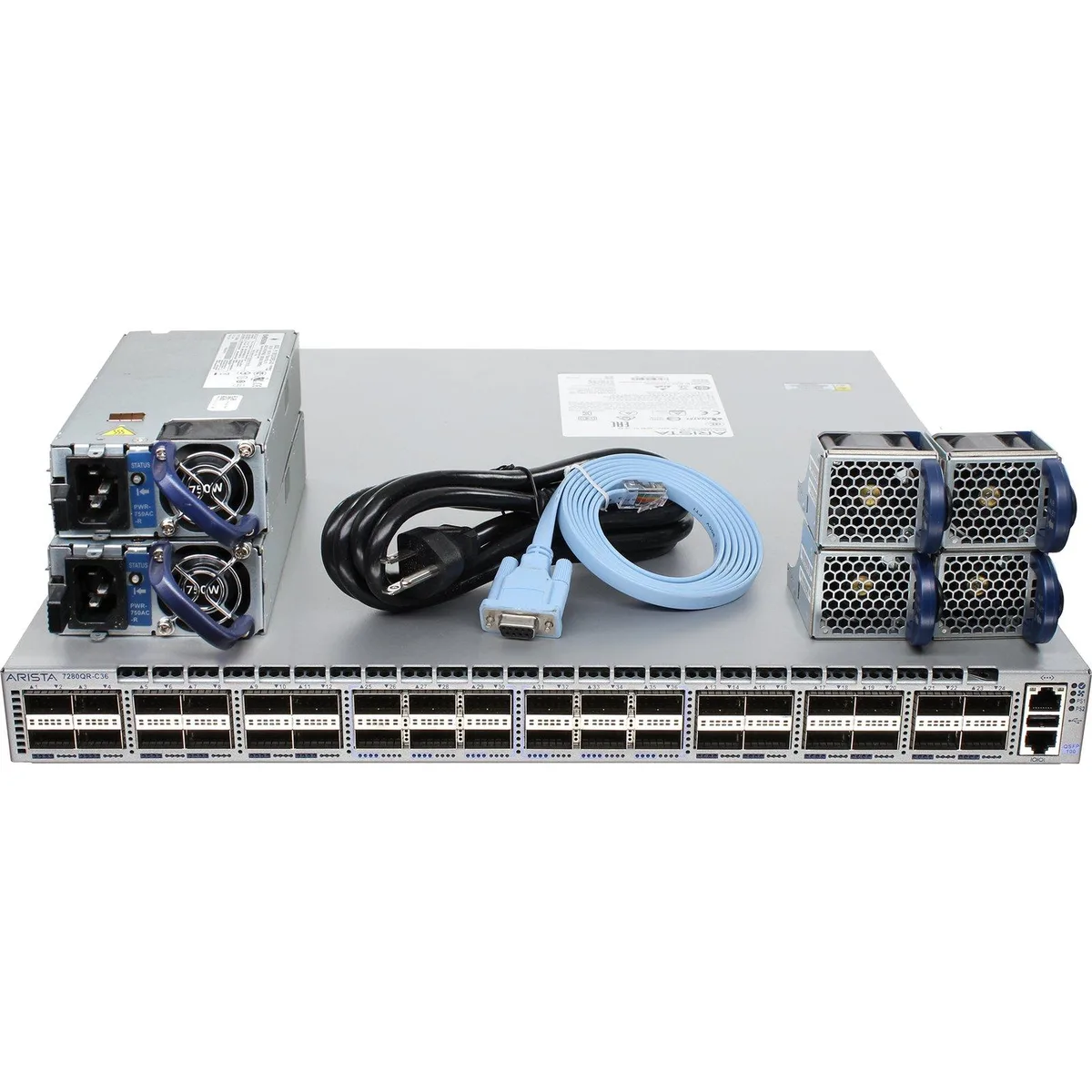 Arista Networks, Inc. Arista Networks, Inc. DCS-7280QR-C36-R network switch 56×40GbE QSFP+ 12×100GbE QSFP28 — product photo