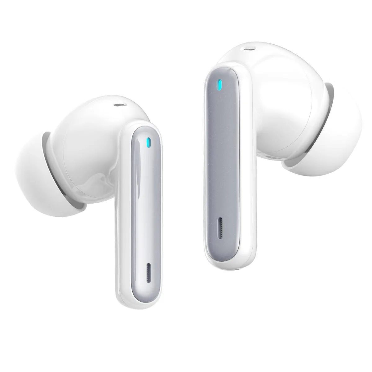 Fhumsh A10 Bluetooth 5.3 Earbuds 50H LED Display IPX7 Gray White — product photo