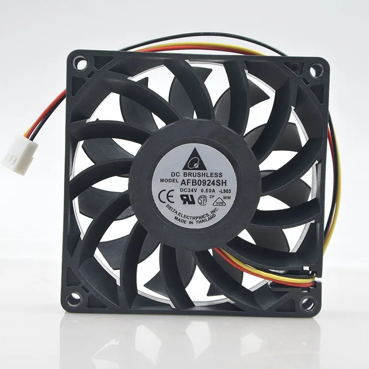 Fans Fans AFB0924SH Delta 9025 24V 0.50A 9 cm case fan — product photo