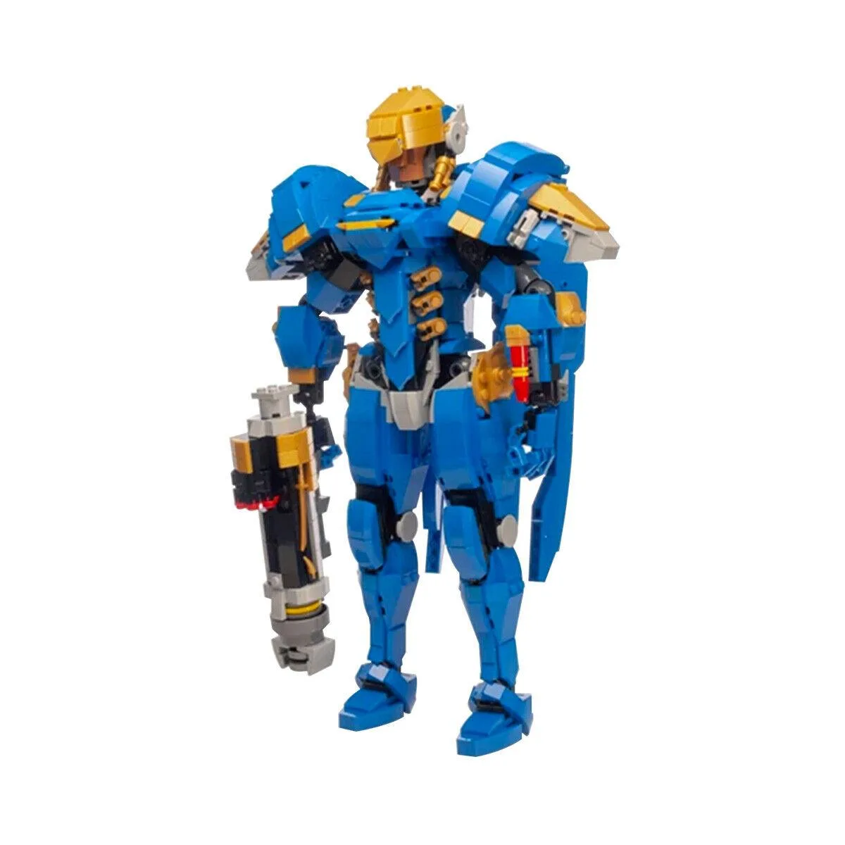 ZITIANYOUBUILD ZITIANYOUBUILD C5009 Egyptian Woman Blue Combat Suit 1385 Parts — product photo