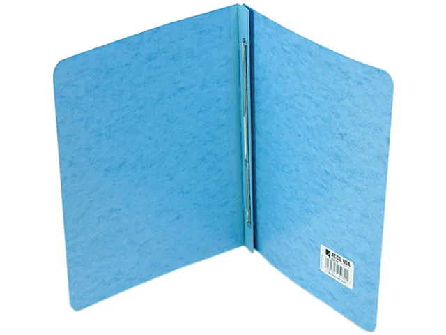 ACCO ACCO 25072 Presstex Report Cover Prong Clip Letter 3" Capacity Light Blue Educational Supply — product photo